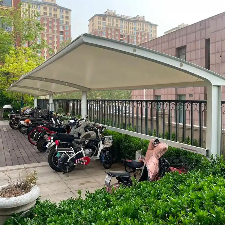 三都膜结构电动车棚